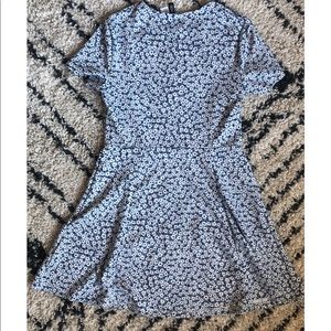 H&M Light Blue Floral Dress